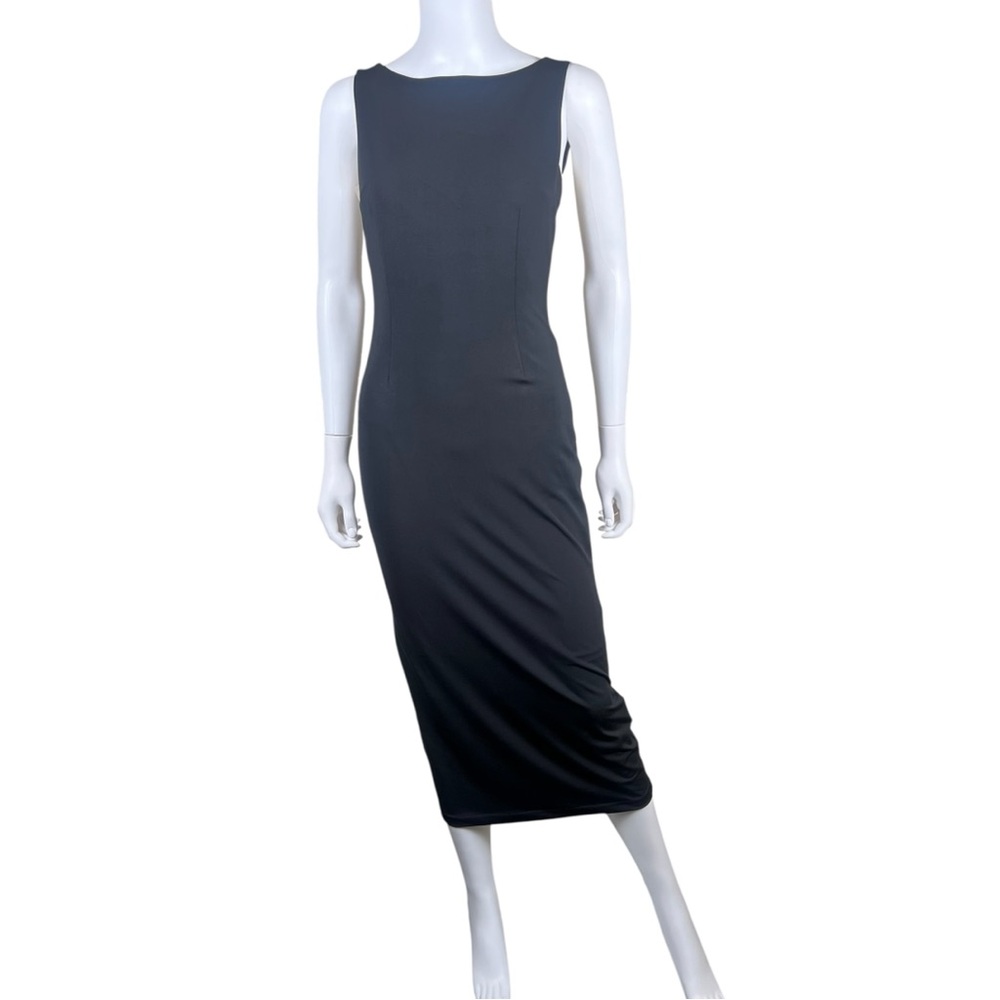 VIVI VICI Sharon Midi Black Cocktail Dress - Picture 5 of 15